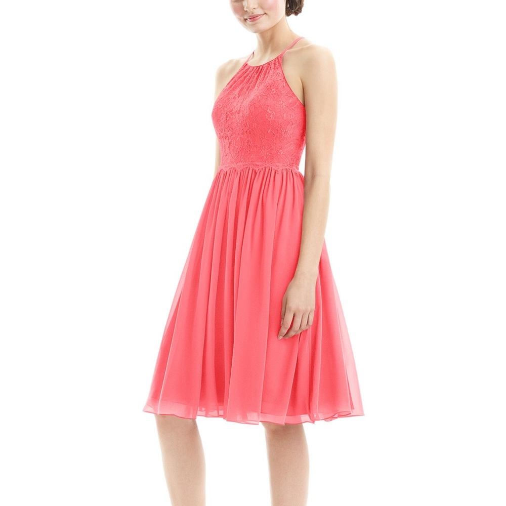 Azazie Sylvia bridesmaid dress is Watermelon